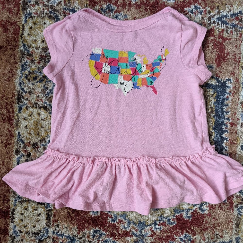LOT 3 Girl Tops 3T Old Navy Cat & Jack Used Bundle